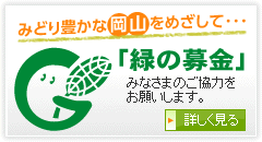 緑の募金　みなさまのご協力をお願いします。